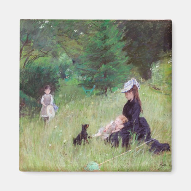 Íman Berthe Morisot - Num Parque / Dans le parc (Frente)