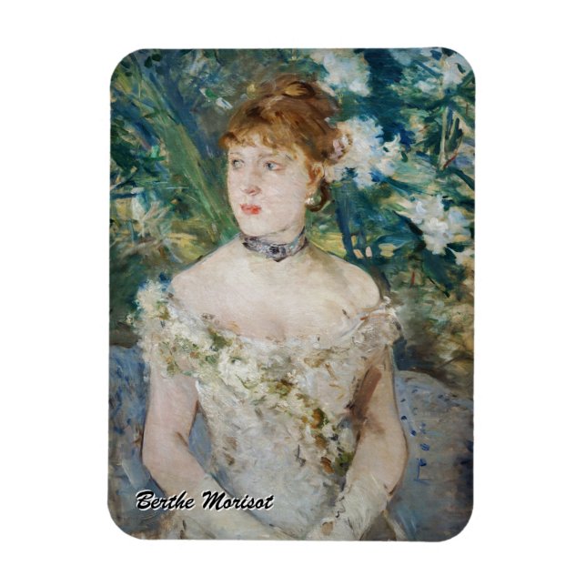 Íman Berthe Morisot - Rapariga pequena em um palhaço (Vertical)