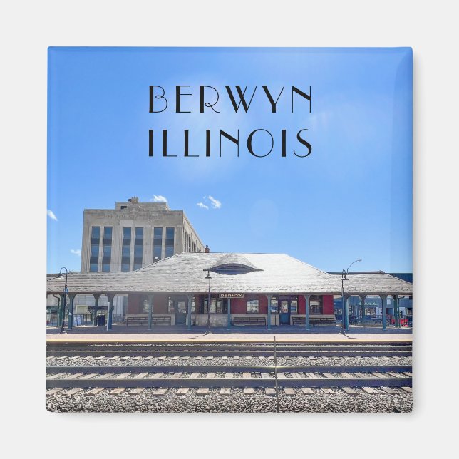 Íman Berwyn Illinois Magnet (Frente)