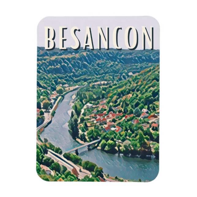 Íman Besançon Photo Vintage (Vertical)