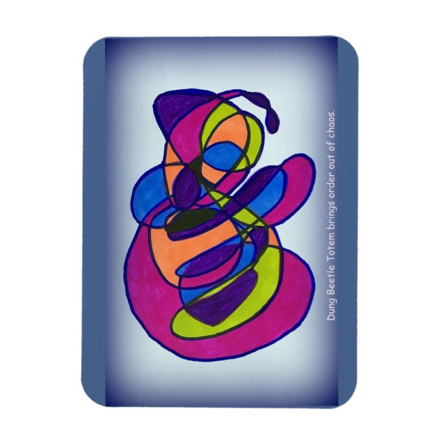 Íman Besouro de Urso Totem (Vertical)