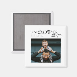 Íman  Best Dad Ever Photo Modern Fathers Day Gifts