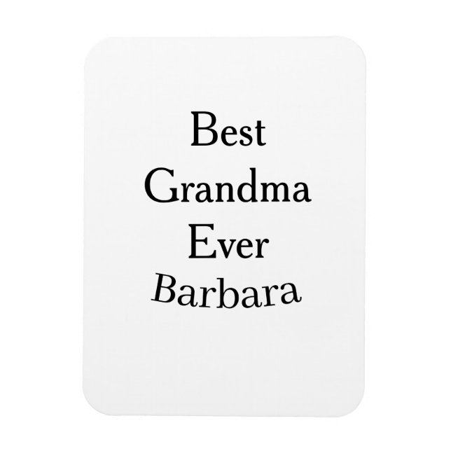 Íman Best Grandma ever name date simple mothers day min (Vertical)