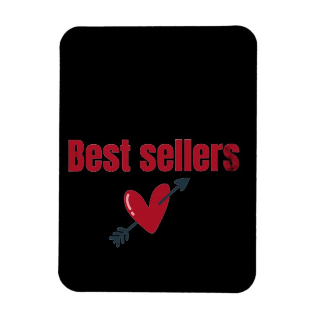 Íman Best Sellers Valentine Heart Arrow T-Shirt (Vertical)