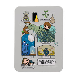 Íman Bestas De Cartoons Em Habitats