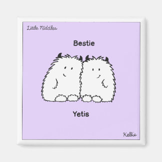 Íman Bestie Yetis Little Niddles Magnet