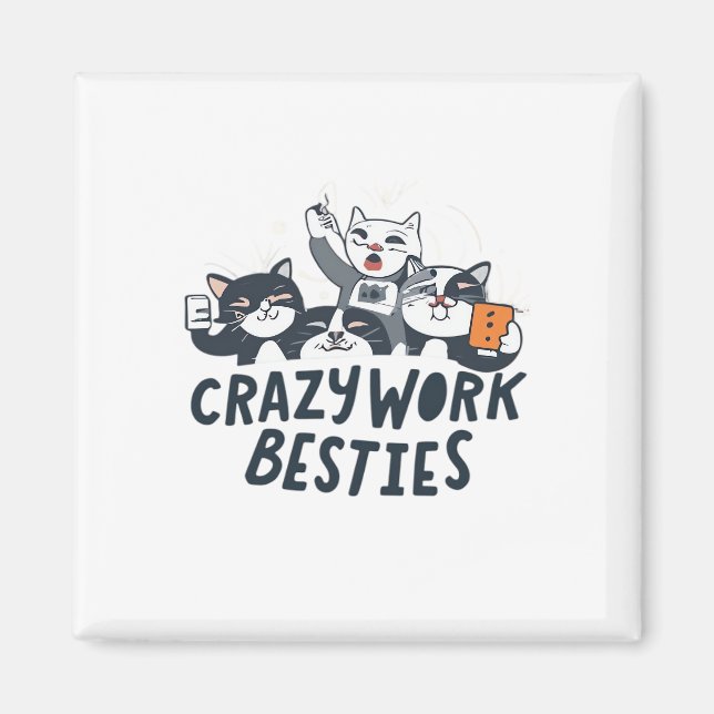 Íman Besties De Trabalho Louco Tomando Autoestima De Tr (Frente)