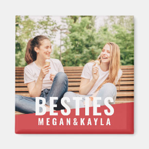 Íman Besties Forever Best Friends BFF Modern Chic Photo