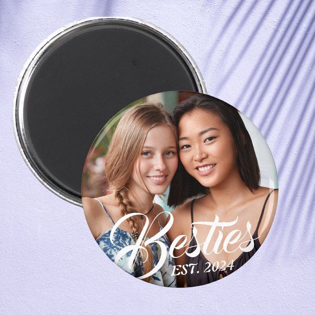 Íman Besties Magnet para Melhores Amigos Fotografia BFF (Criador carregado)