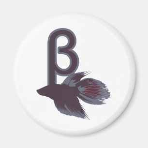 Íman Beta Betta Fish Engraçado Design