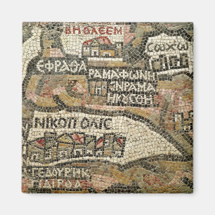 Íman Bethlehem, detalhe de um mapa de Jericho