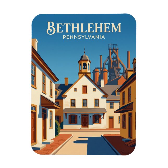 Íman Bethlehem Histórico EUA (Vertical)