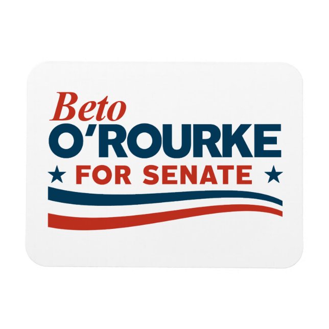 Íman Beto O'Rourke para o Senado (Horizontal)