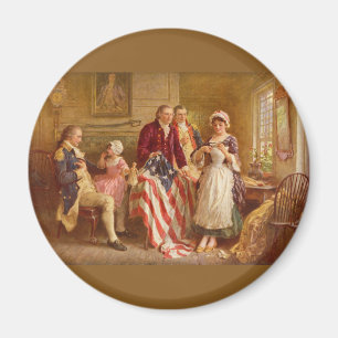 Íman Betsy Ross, 1777 (por Jean Leon Gerome Ferris)