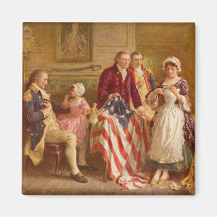 Íman Betsy Ross, 1777 (por Jean Leon Gerome Ferris)