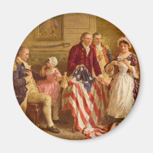 Íman Betsy Ross 1777, por Jean Leon Gerome Ferris