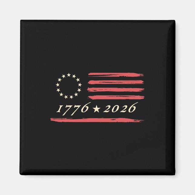 Íman Betsy Ross American Flag 4 De Julho Di (Frente)