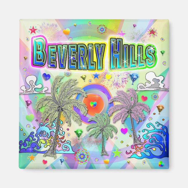 Íman Beverly Colinas Deep Dream Magnet (Frente)
