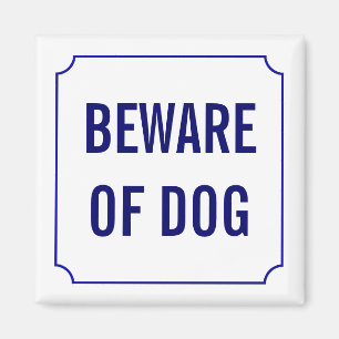 Íman Beware do sinal do cão