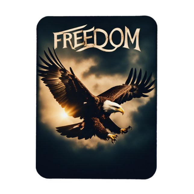 Íman Beyond Wings: Freedom with an Eagle (Vertical)