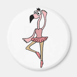 Íman BG desenhos animados cor-de-rosa do dançarino da