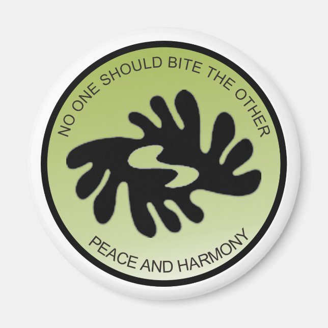 Íman BI NKA PEACE AND HARMONY Magnet (Frente)