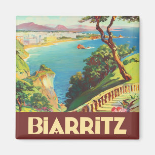 Íman Biarritz France viagens vintage