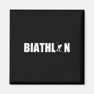 Íman Biathlon Ski De Fond Biathlones