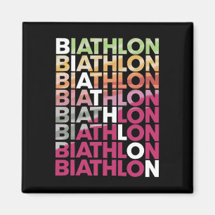 Íman Biathlon Winter Sports Skifle Sapatando Biath