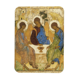 Íman Bíblia Andrei Rublev Iconic Trinity Angels Abraha