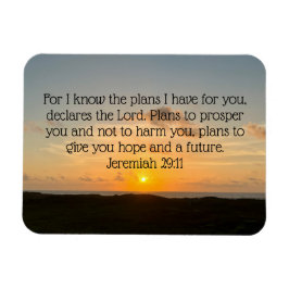 Íman Bíblia Inspiracional Verse Jeremiah 29:11