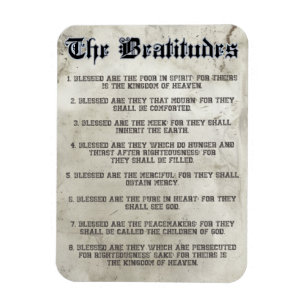 Íman Bíblia Matthew 5 Beatitudes Sermon no Monte