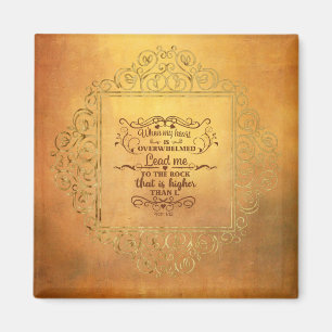 Íman Bíblia Versa Quando Meu Coração Está Sobrecarr