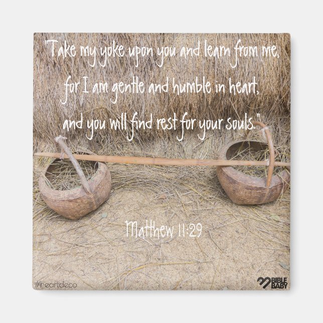 Íman Bíblia Verse Magnet - Matthew (Frente)