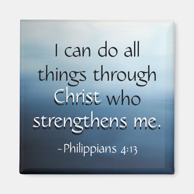 Íman Bíblia Verso Oceano (Frente)