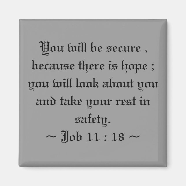 Íman Bíblia Wise Magnet (Frente)