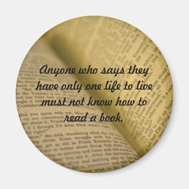 Íman bibliófilo (Frente)