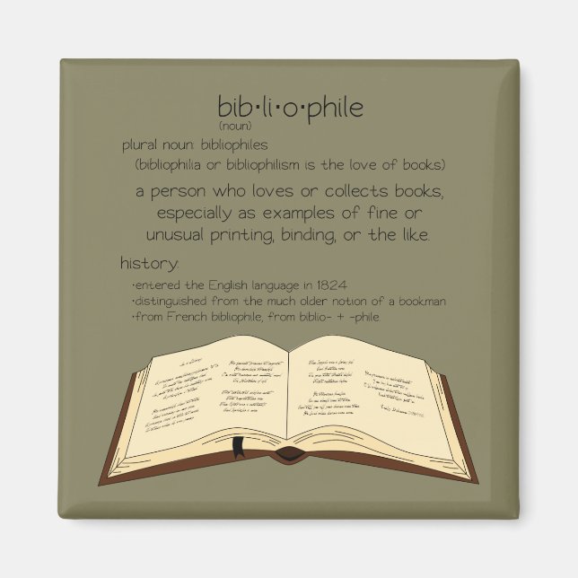Íman Bibliófilo - Escolher Cor (Frente)