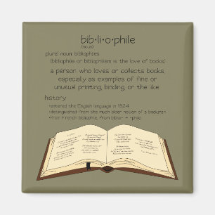 Íman Bibliophile - escolha a cor