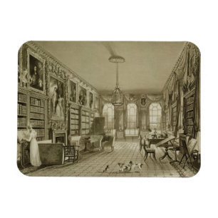 Íman Biblioteca como a sala de estar, parque de
