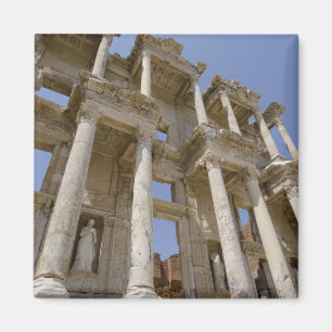 Íman Biblioteca de Celsus, construída em 114-117 d.C.
