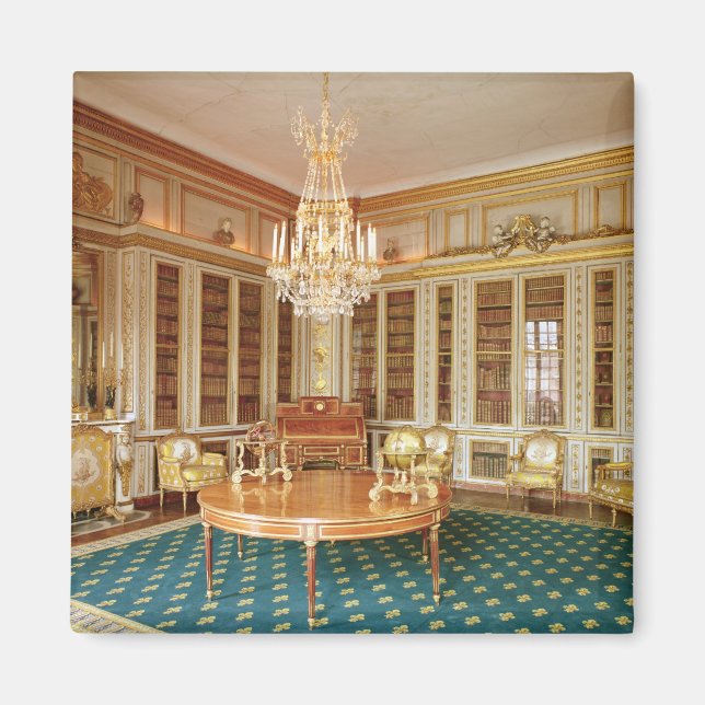 Íman Biblioteca de Luís XVI decorada em 1781 (Frente)