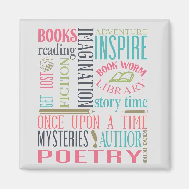 Íman Biblioteca de metrô (Frente)