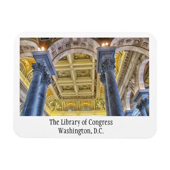 Íman Biblioteca do Congresso, Washington DC (Horizontal)