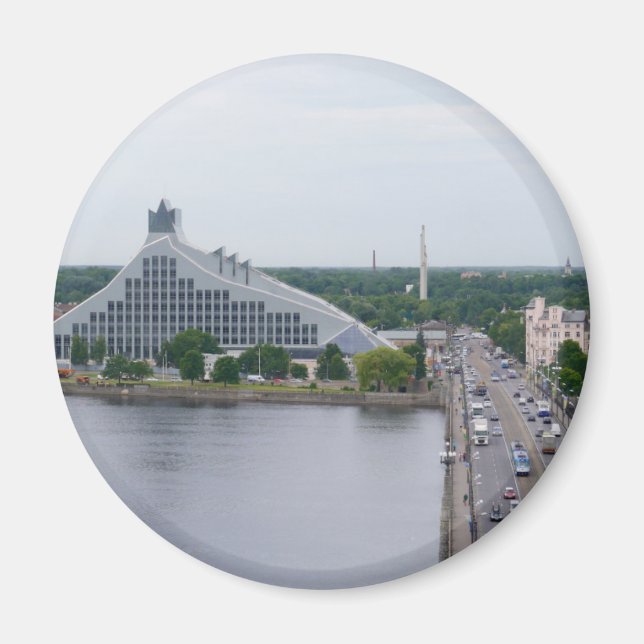 Íman Biblioteca Nacional da Letónia, Riga (Frente)