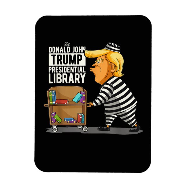 Íman Biblioteca Presidencial Trump Prisão (Vertical)