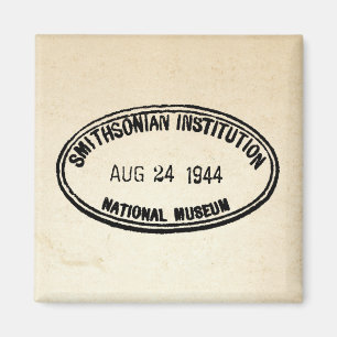 Íman Biblioteca Stamp Smithsonian Institution 1944