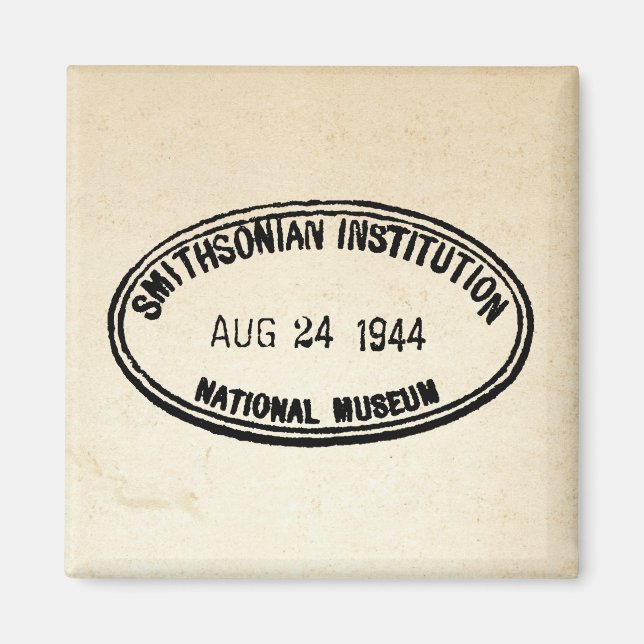 Íman Biblioteca Stamp Smithsonian Institution 1944 (Frente)