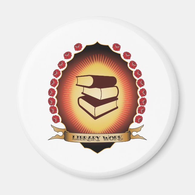 Íman Biblioteca Trabalho Mandorla (Frente)