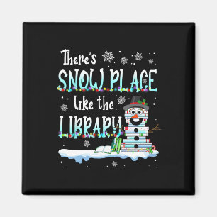Íman Bibliotecário Há Lugar de Neve Como A Biblioteca C